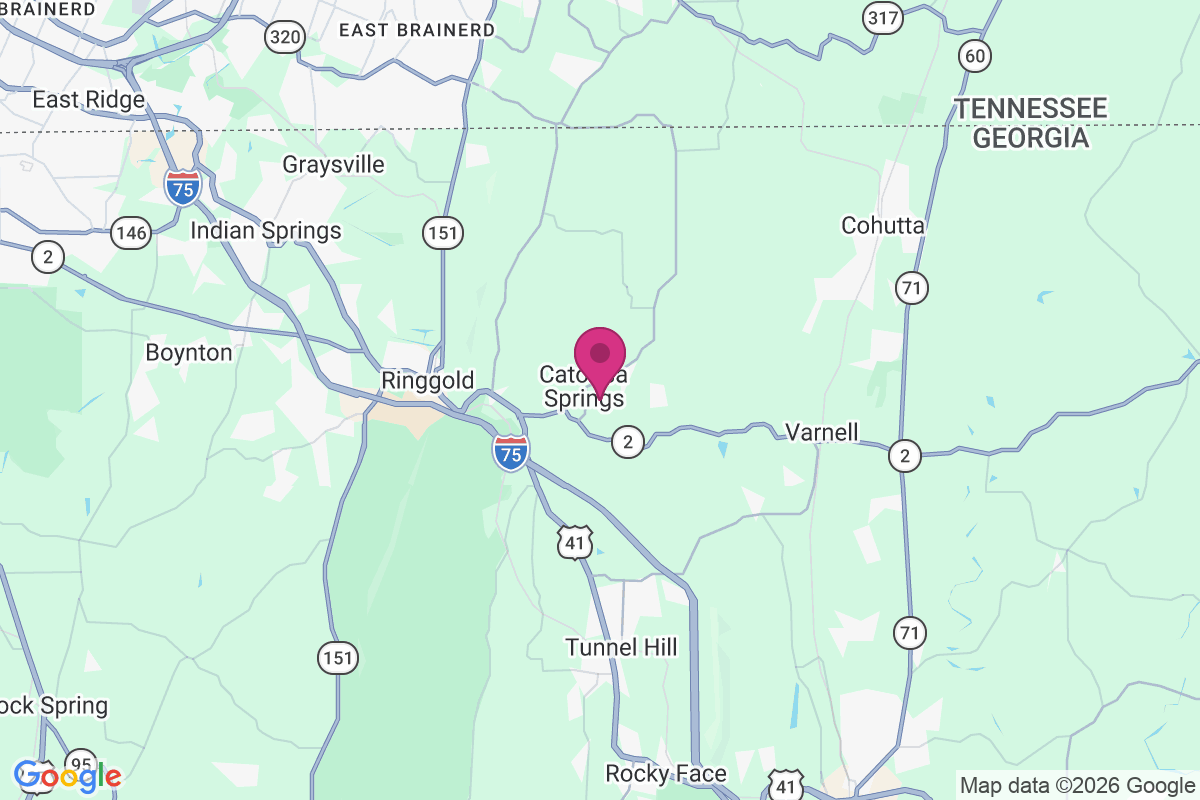 Catoosa Springs map