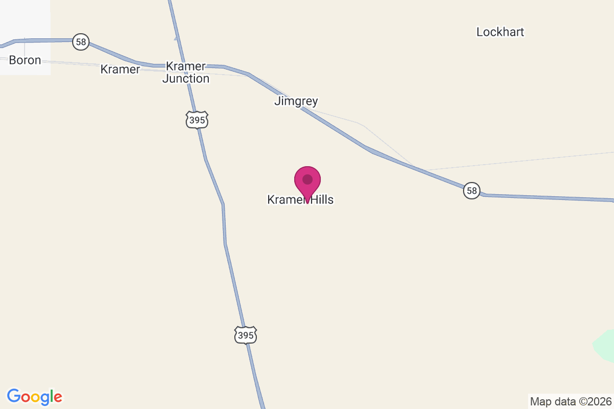 Kramer Hills map