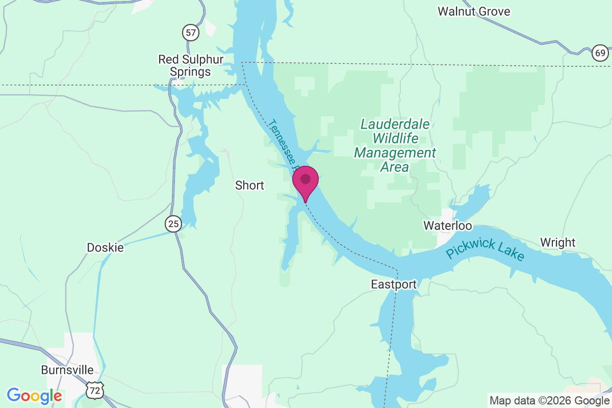 Cooks Landing map