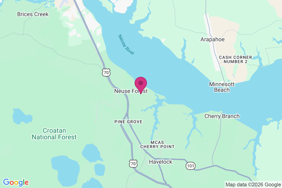 Carolina Pines map