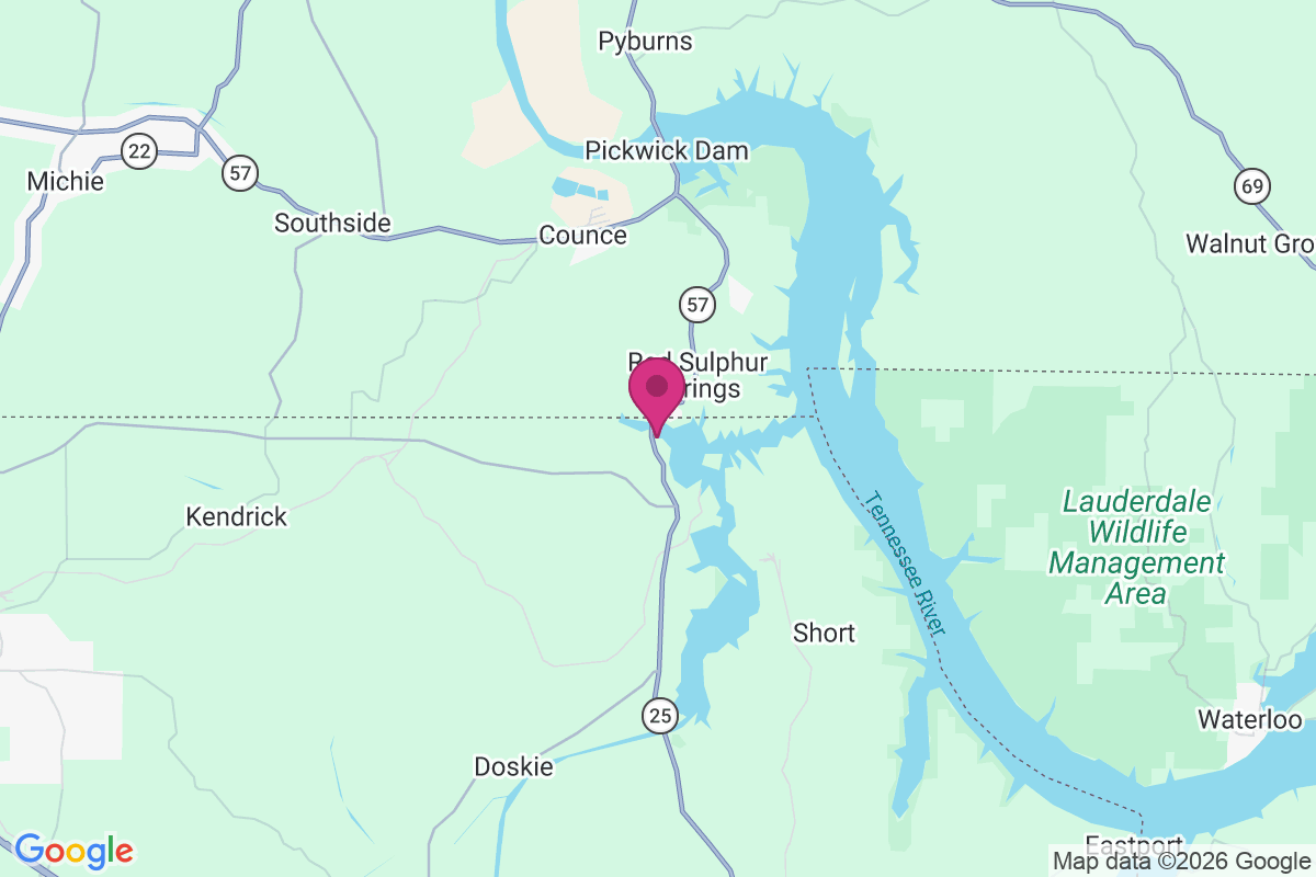 Sandy Creek Subdivision map