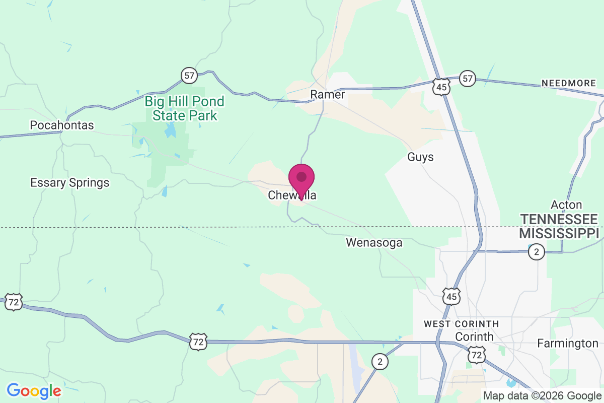 Chewalla map