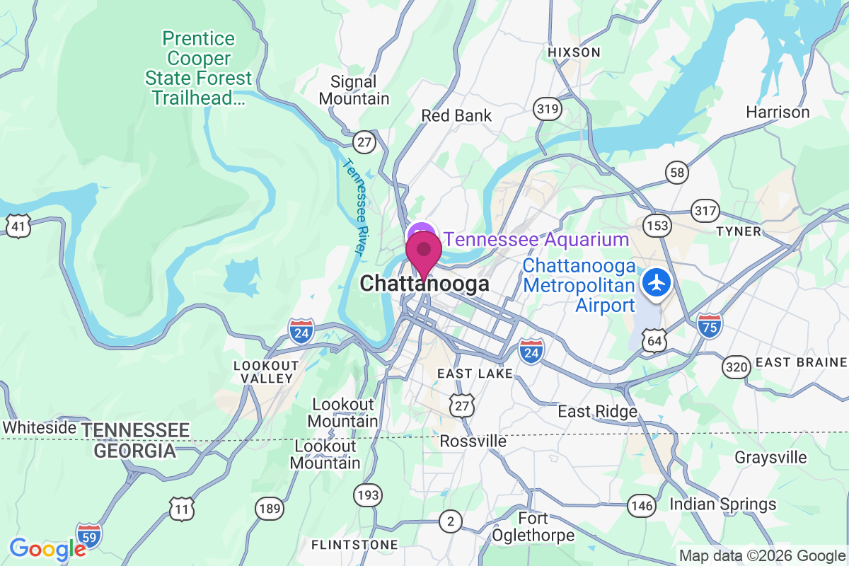 Chattanooga map