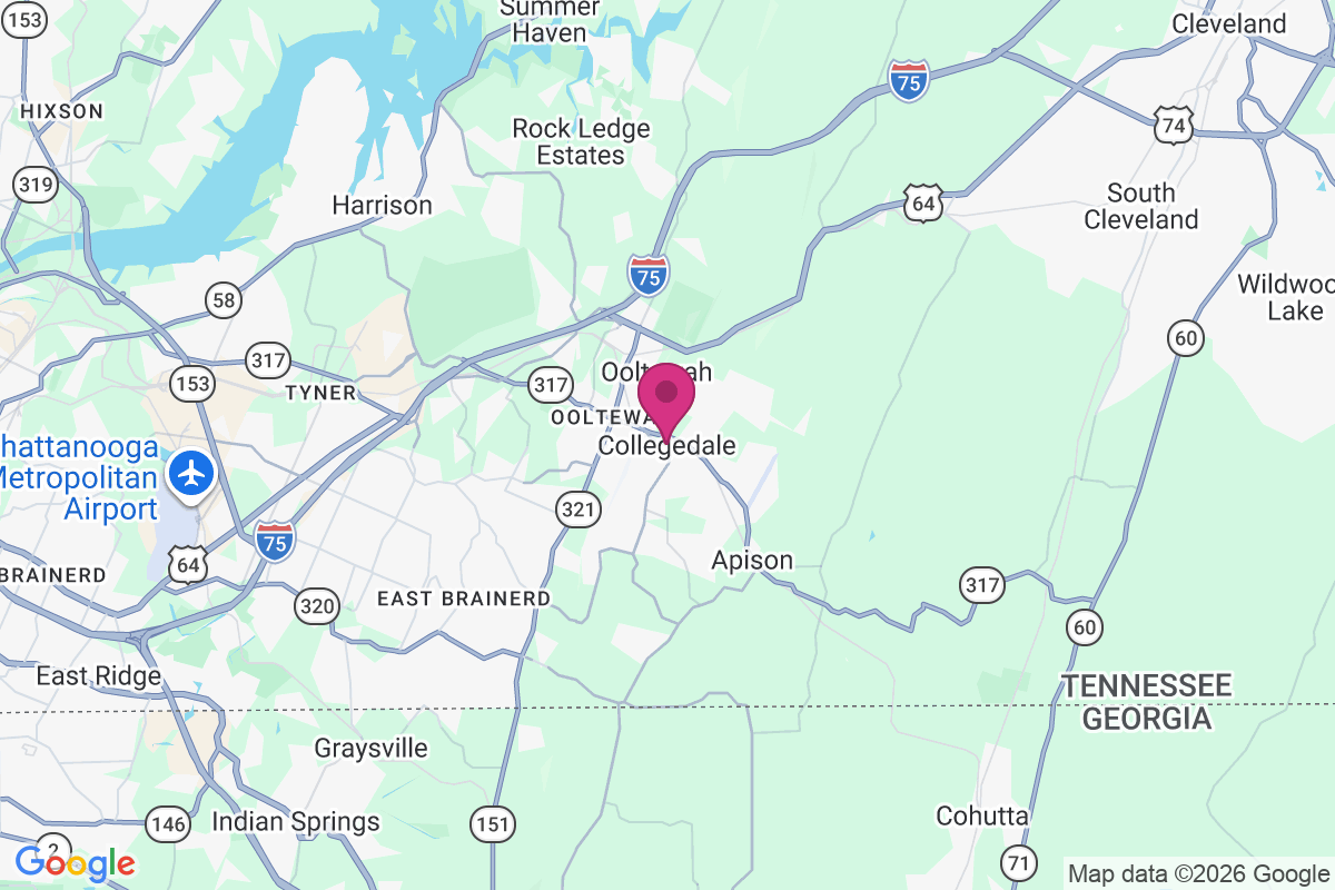 Collegedale map