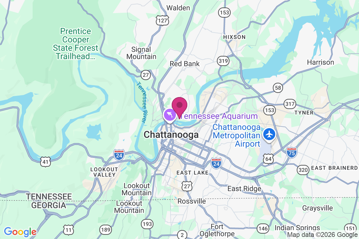 North Chattanooga map