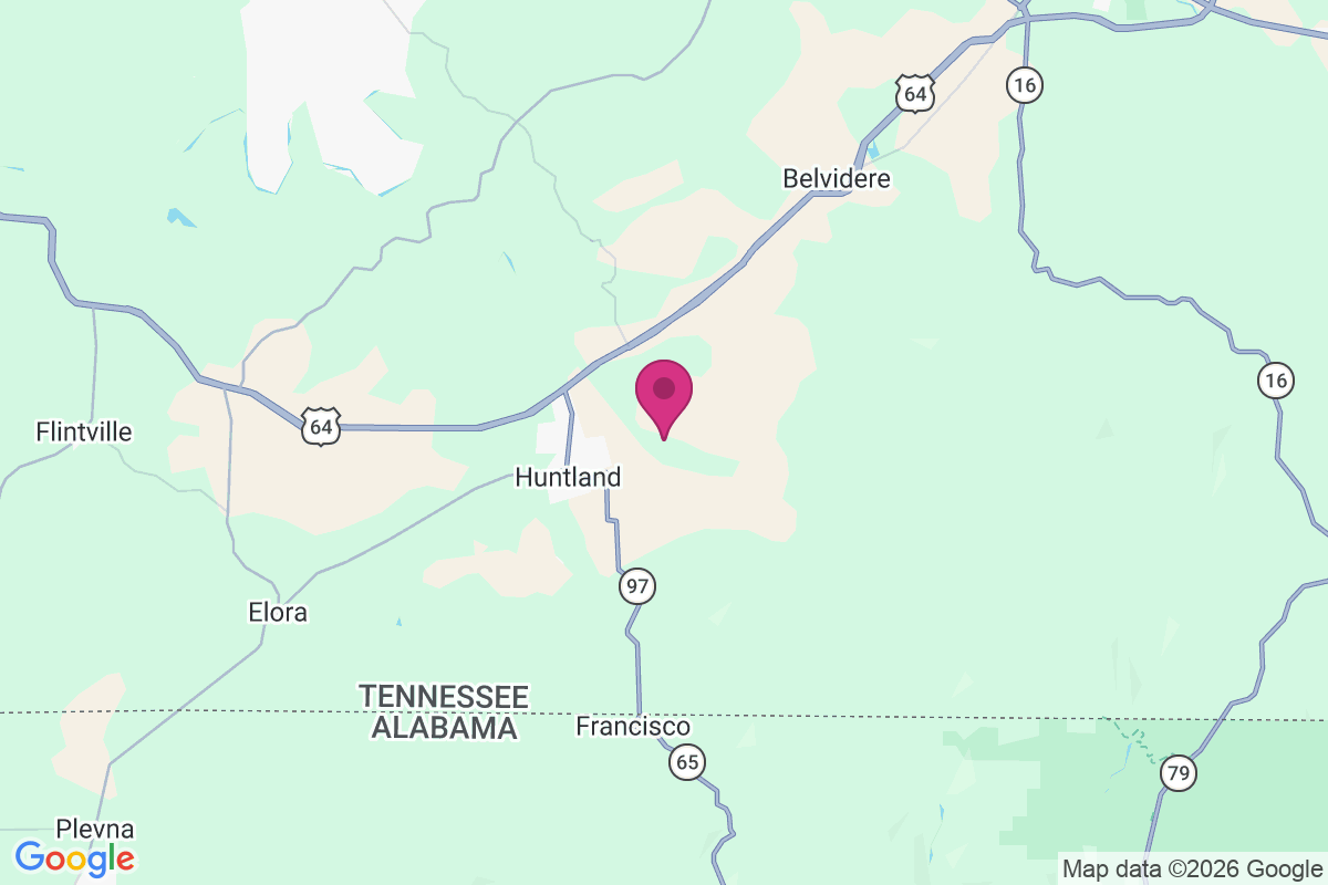 Beans Creek map