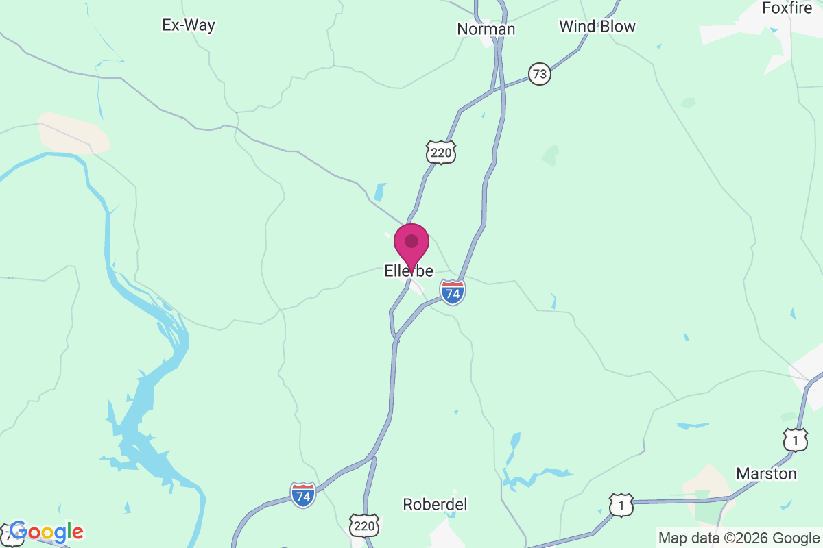 Ellerbe map