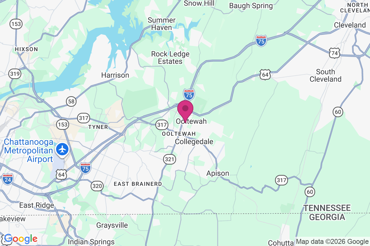 Ooltewah map