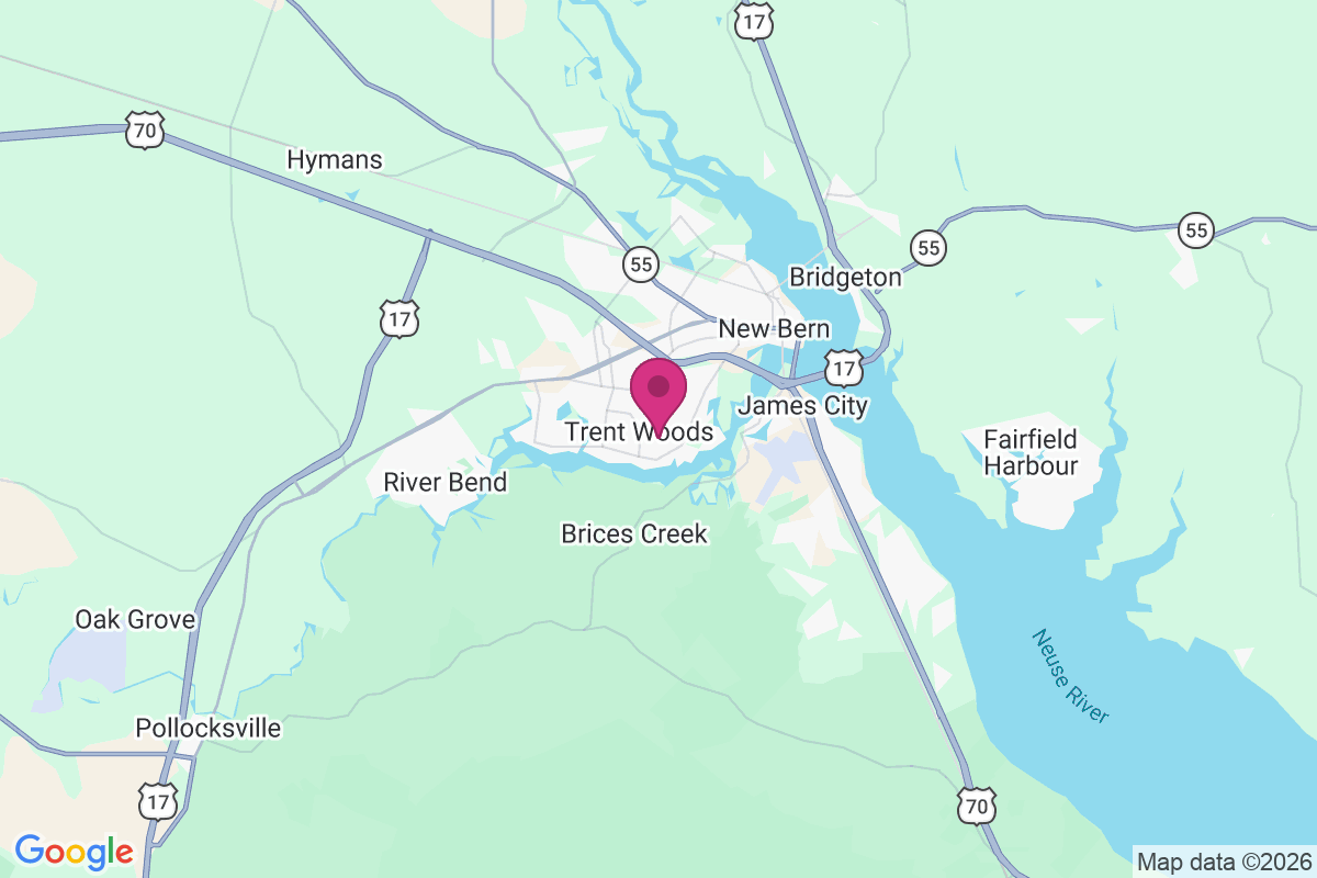 Trent Woods map
