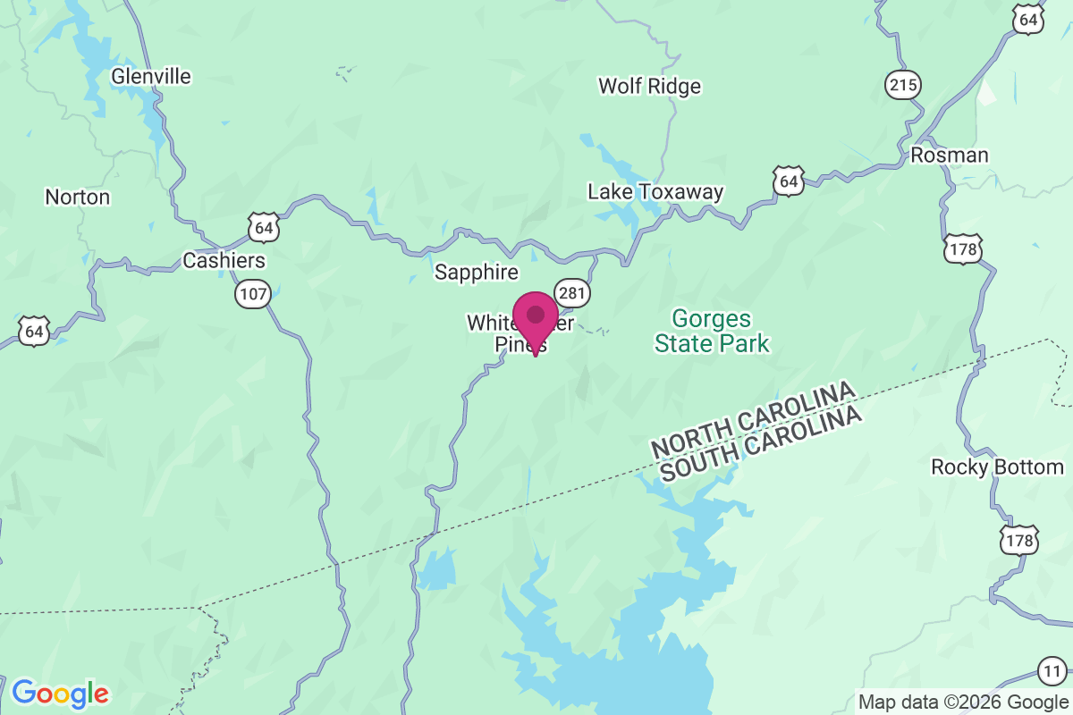 Whitewater Pines map