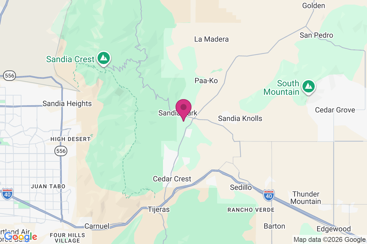 Sandia Park map