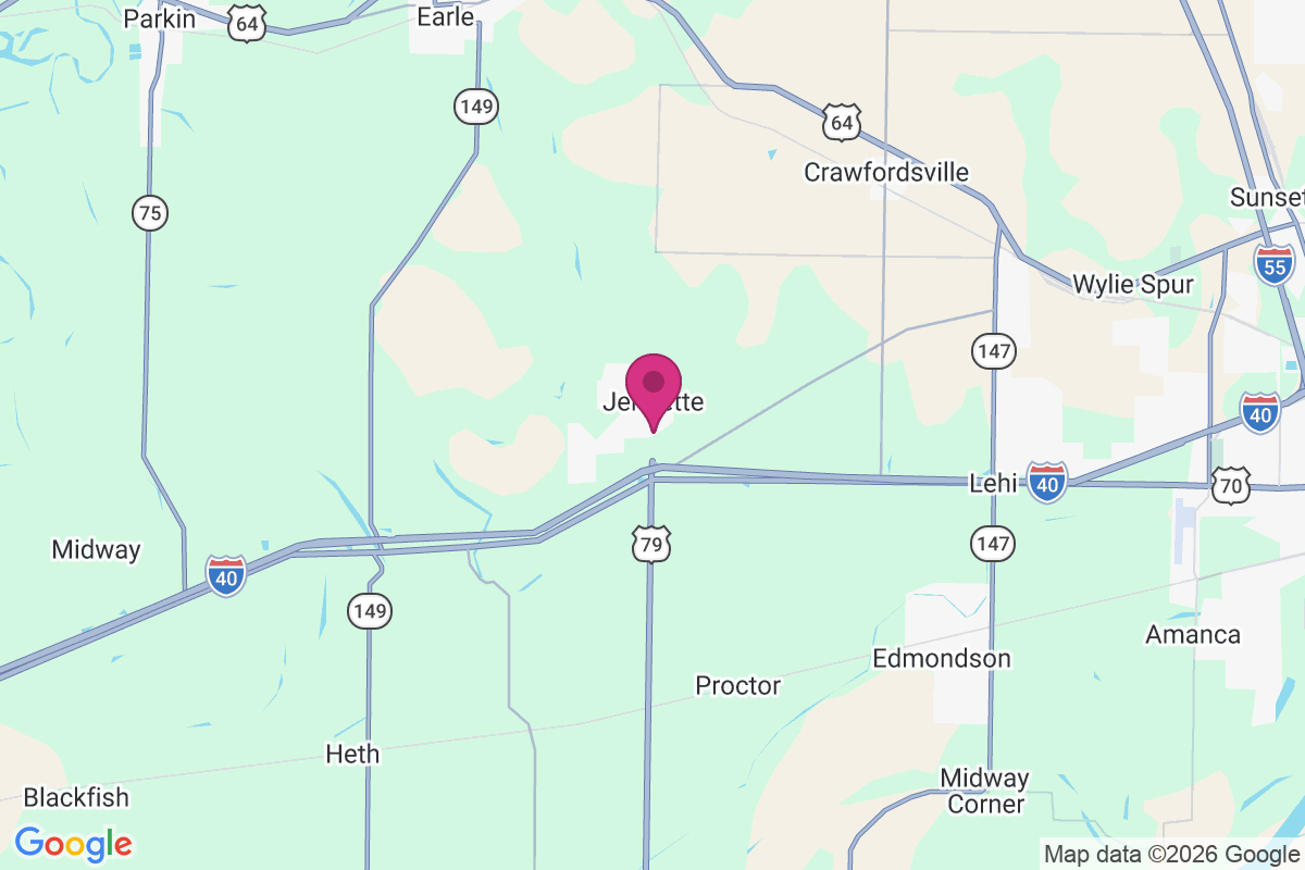 Jennette map