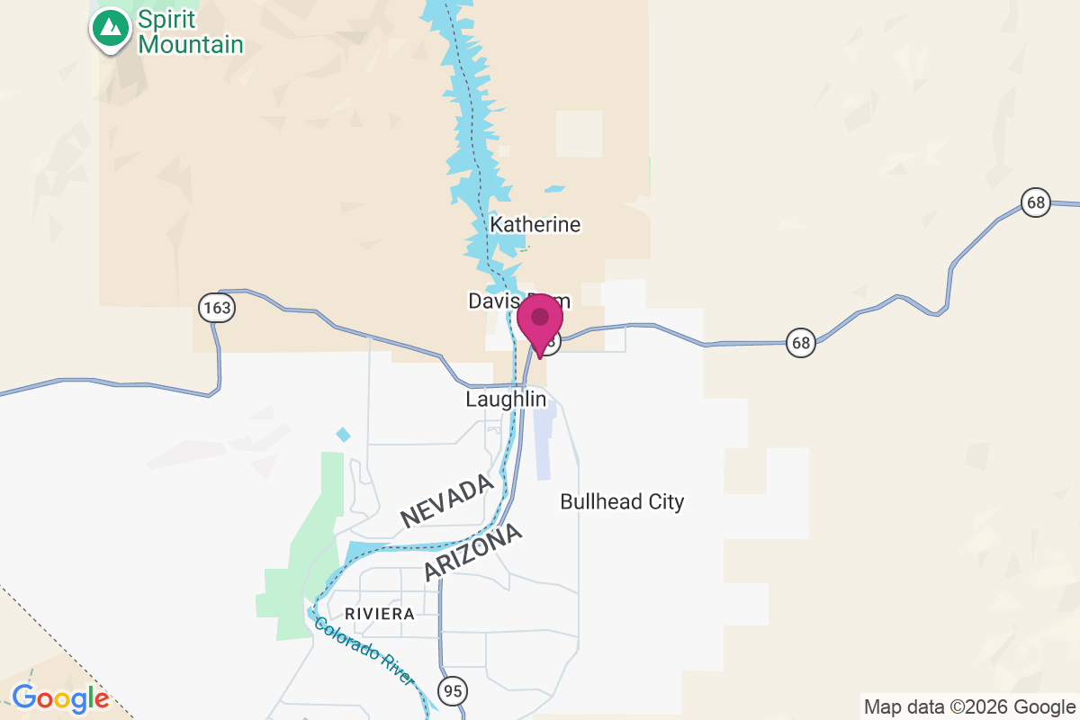 Davis Dam map