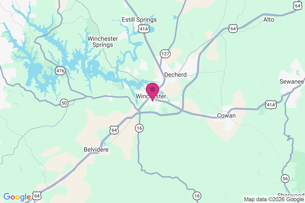 Winchester map