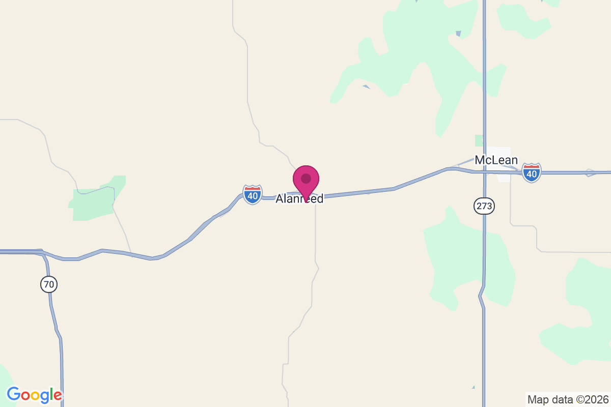 Alanreed map