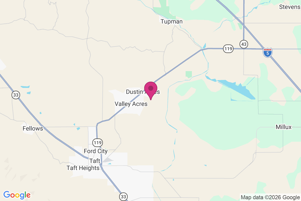 Dustin Acres map