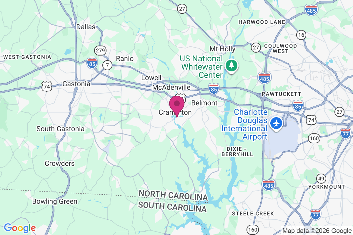 Cramerton map