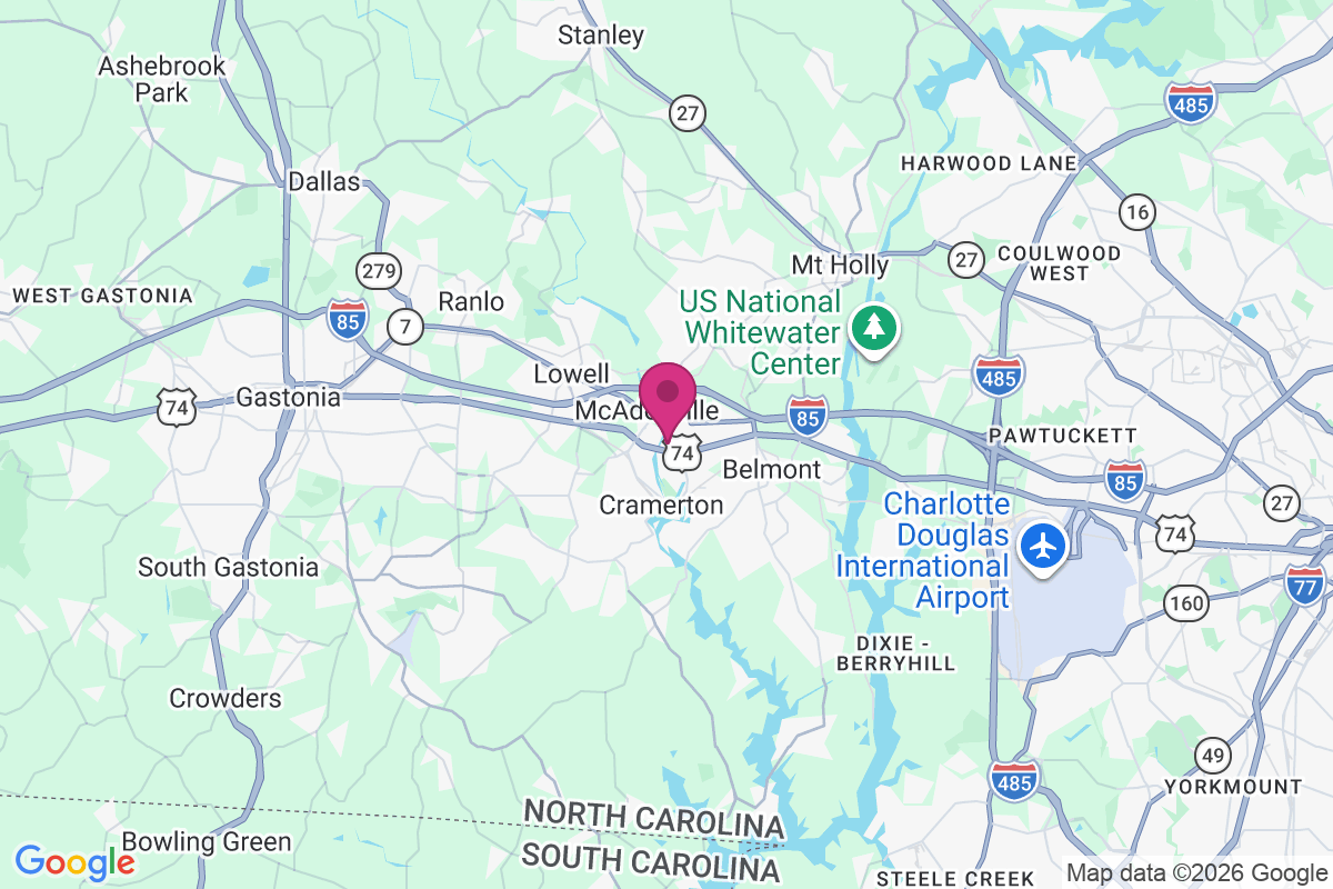 McAdenville map