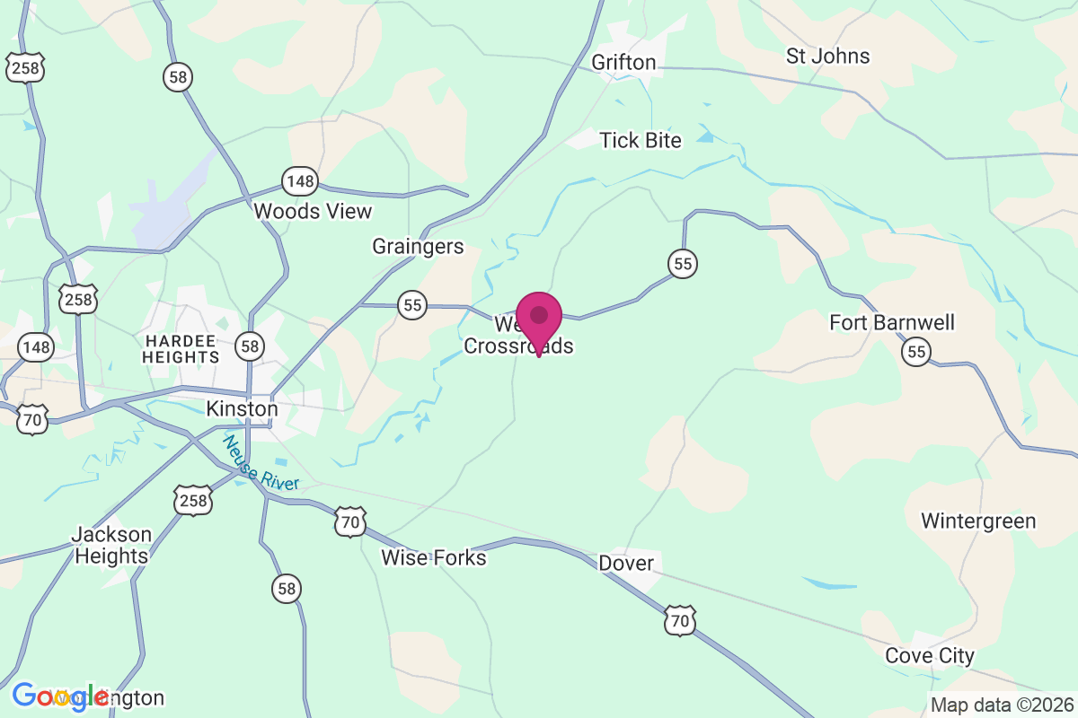 West Crossroads map