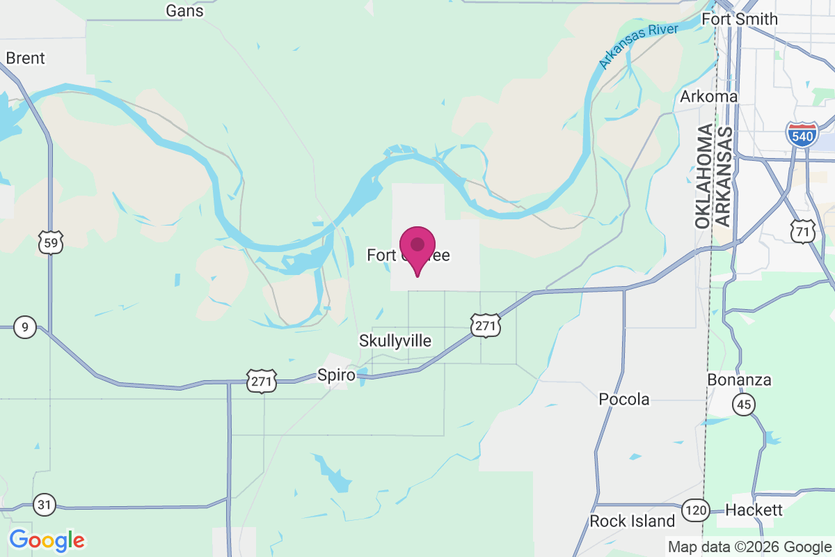Fort Coffee map
