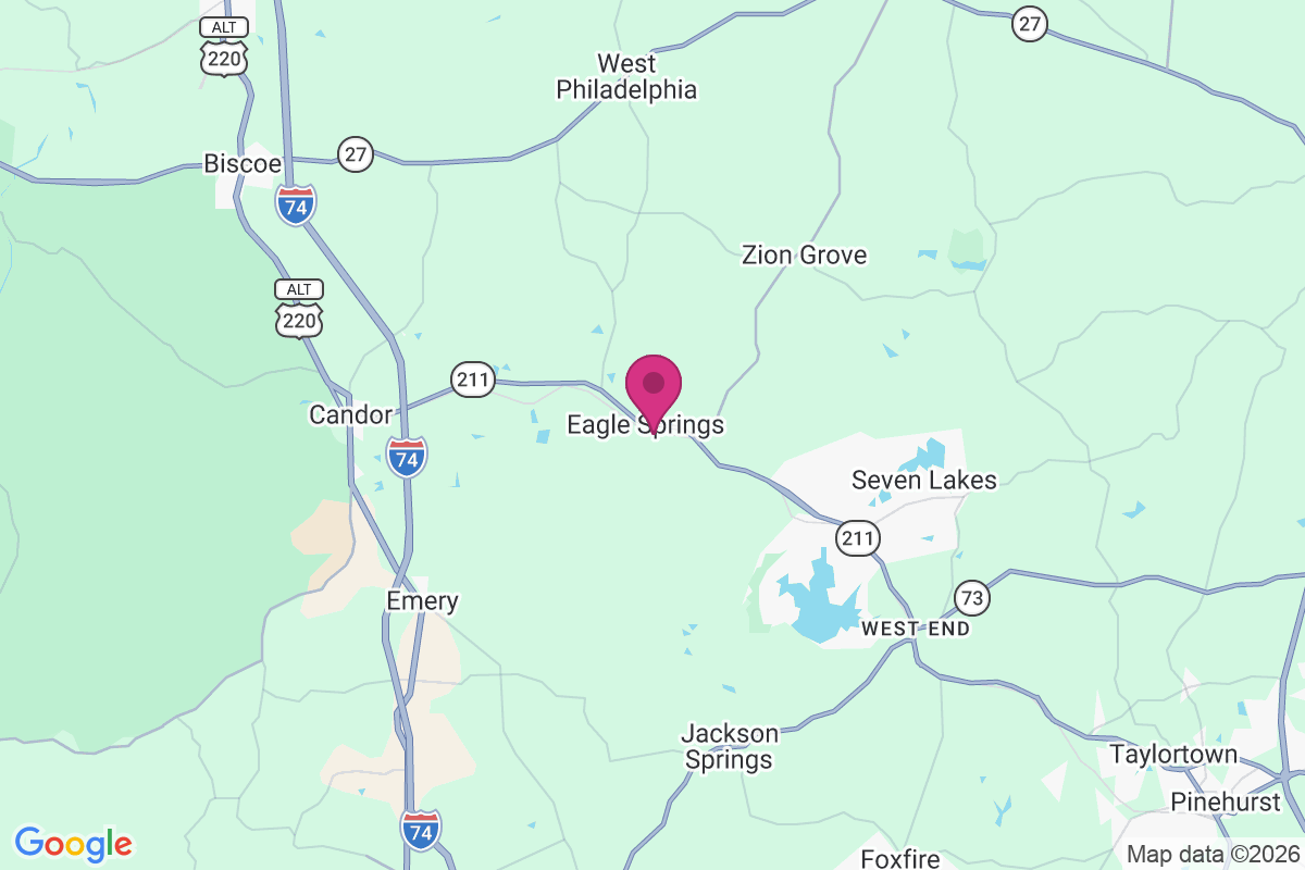 Eagle Springs map