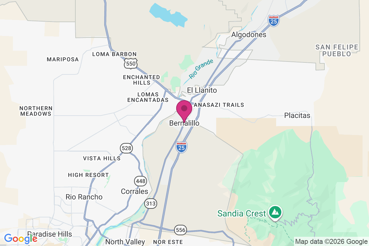Bernalillo map