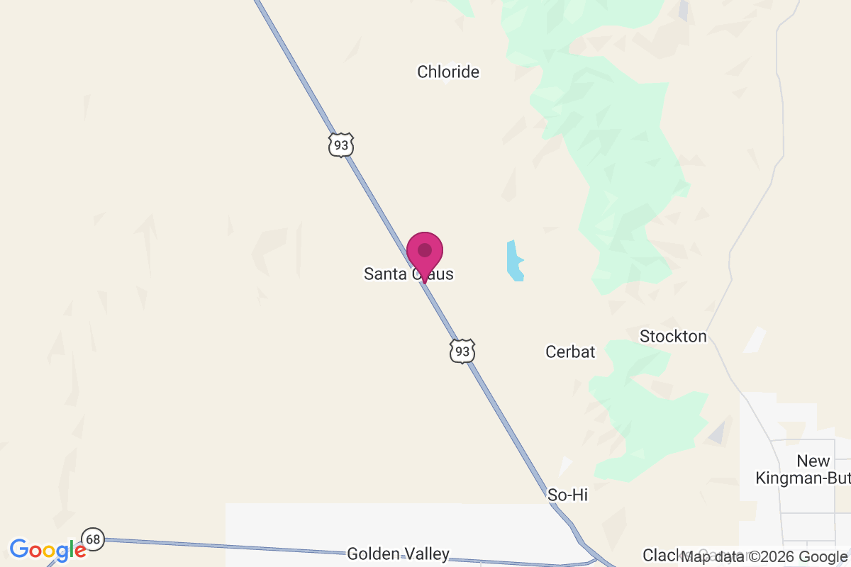 Santa Claus map