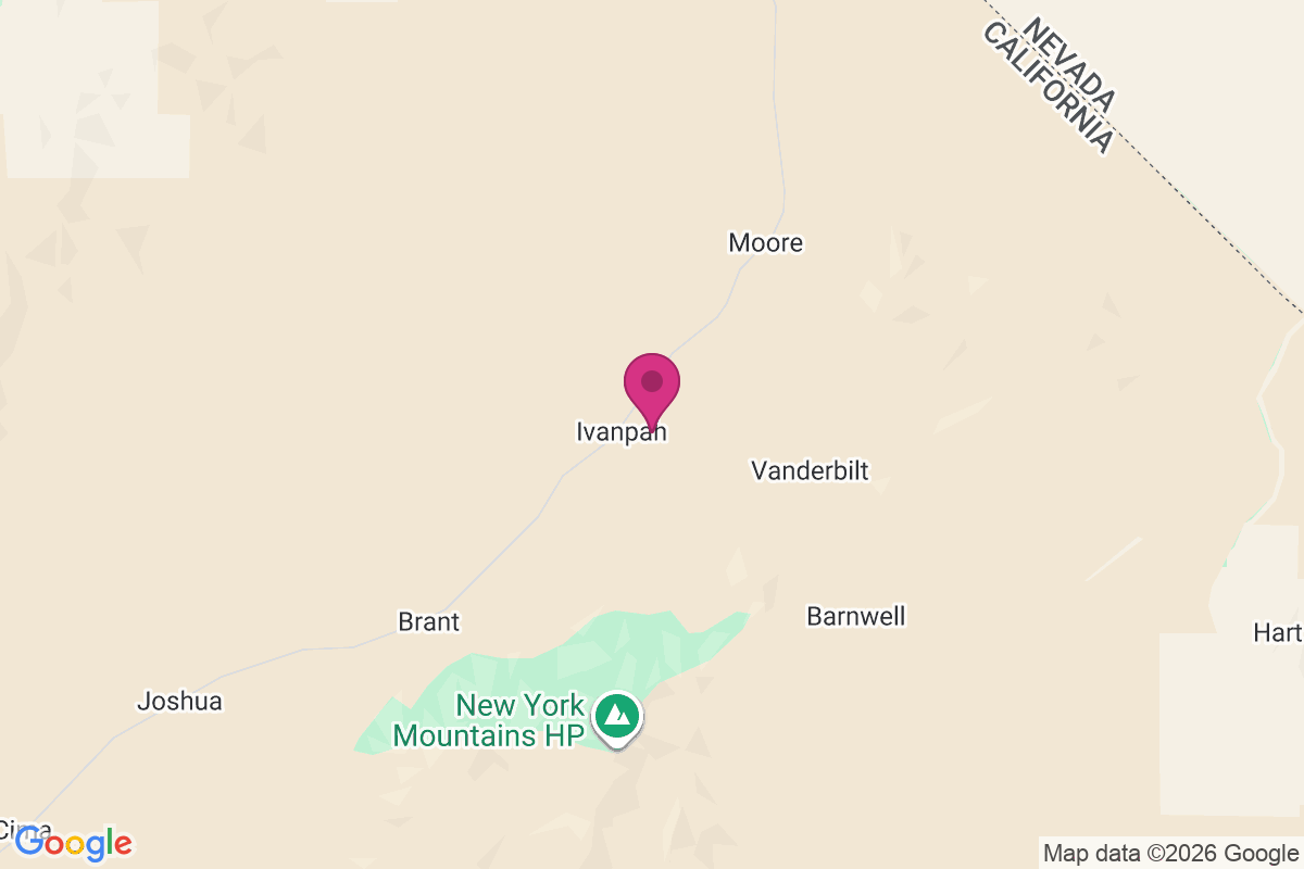 Ivanpah map