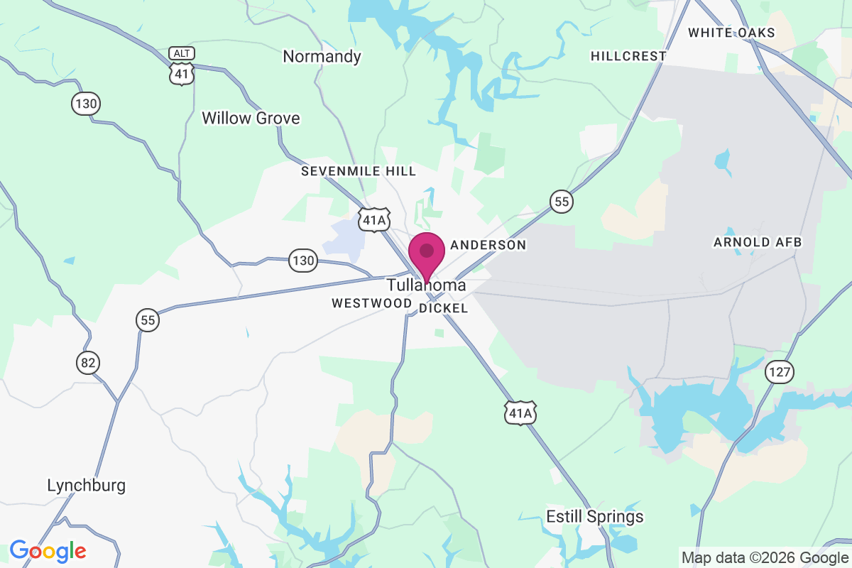 Tullahoma map