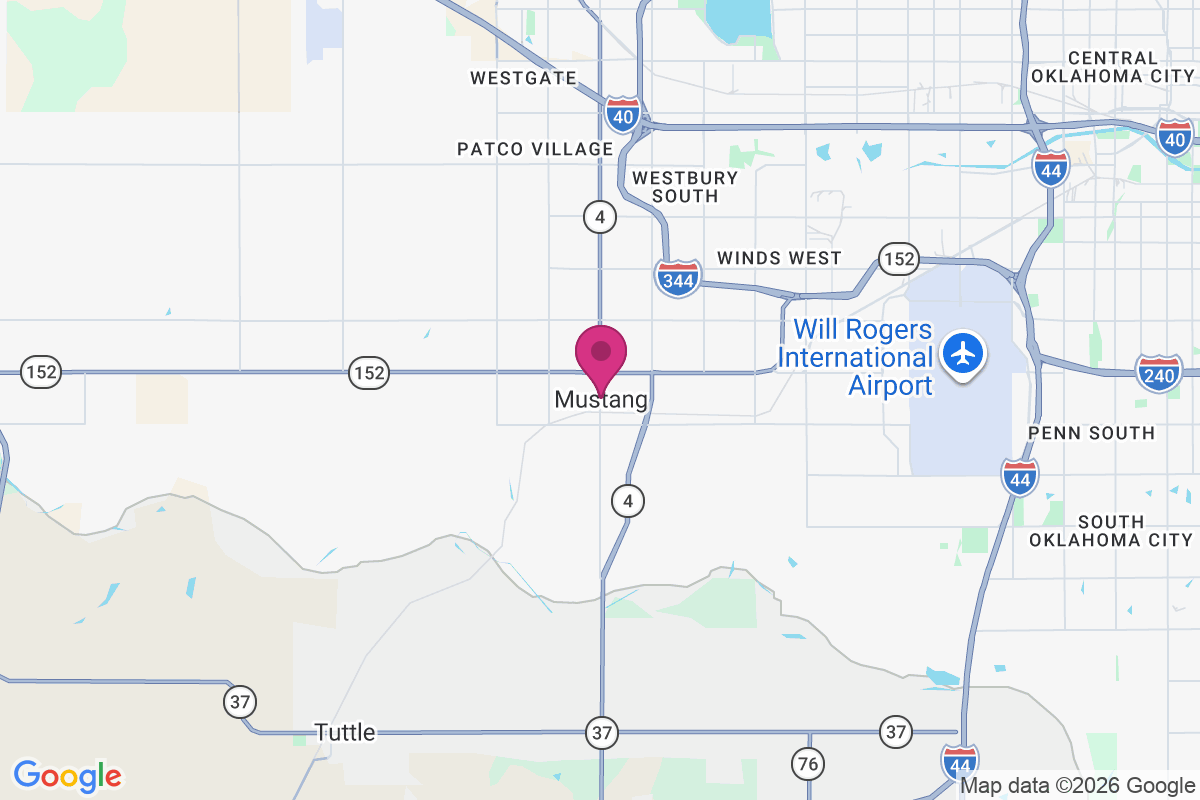 Mustang map