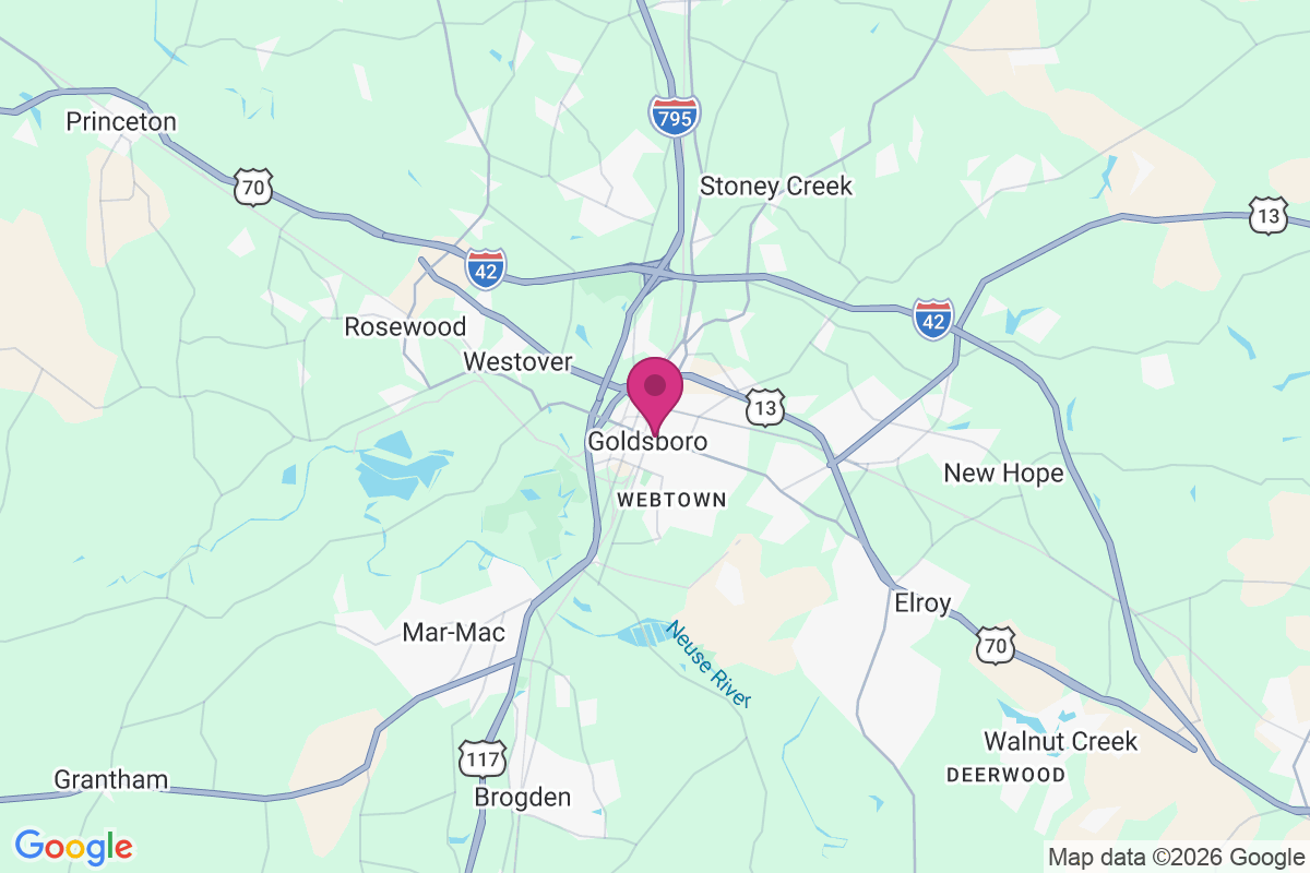 Goldsboro map