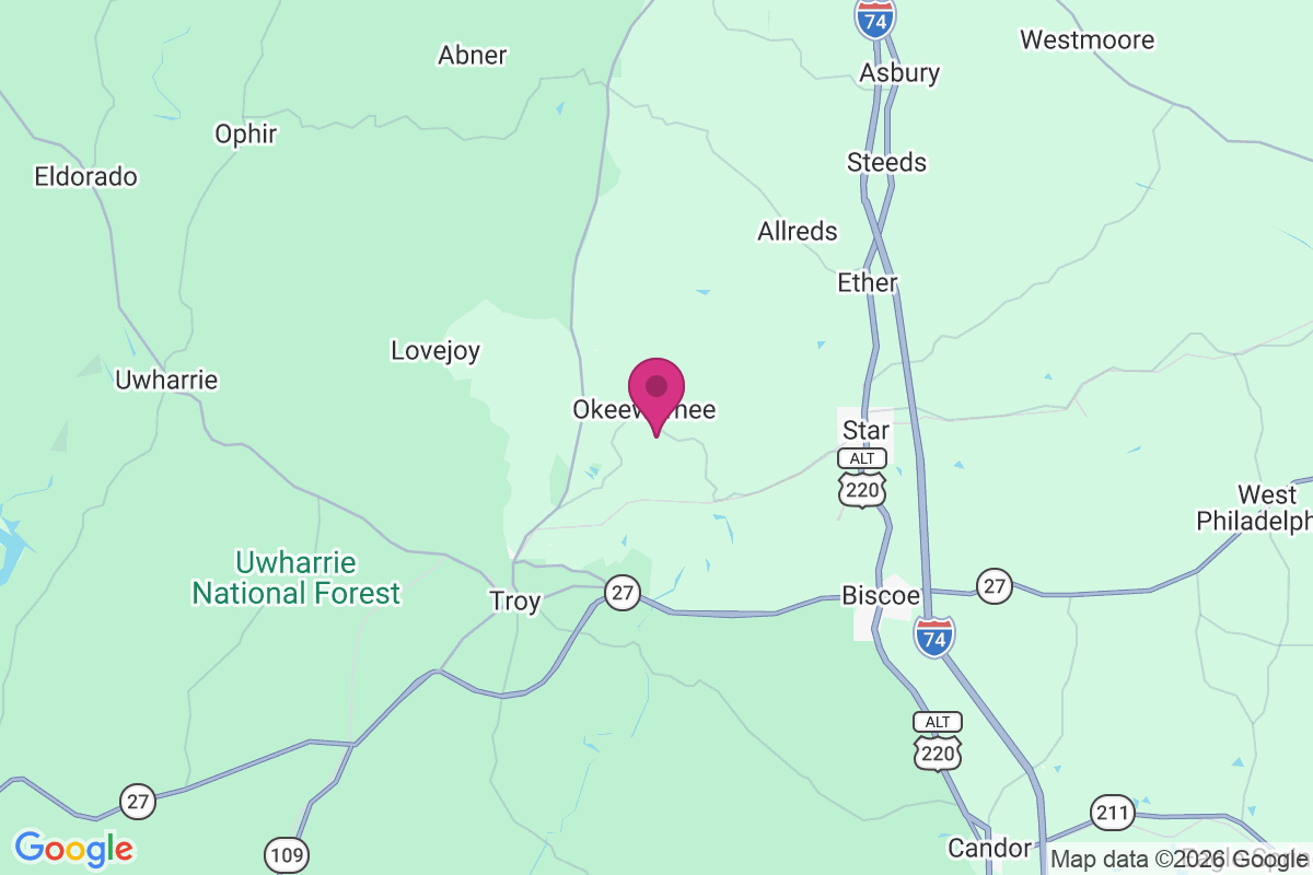 Okeewemee map