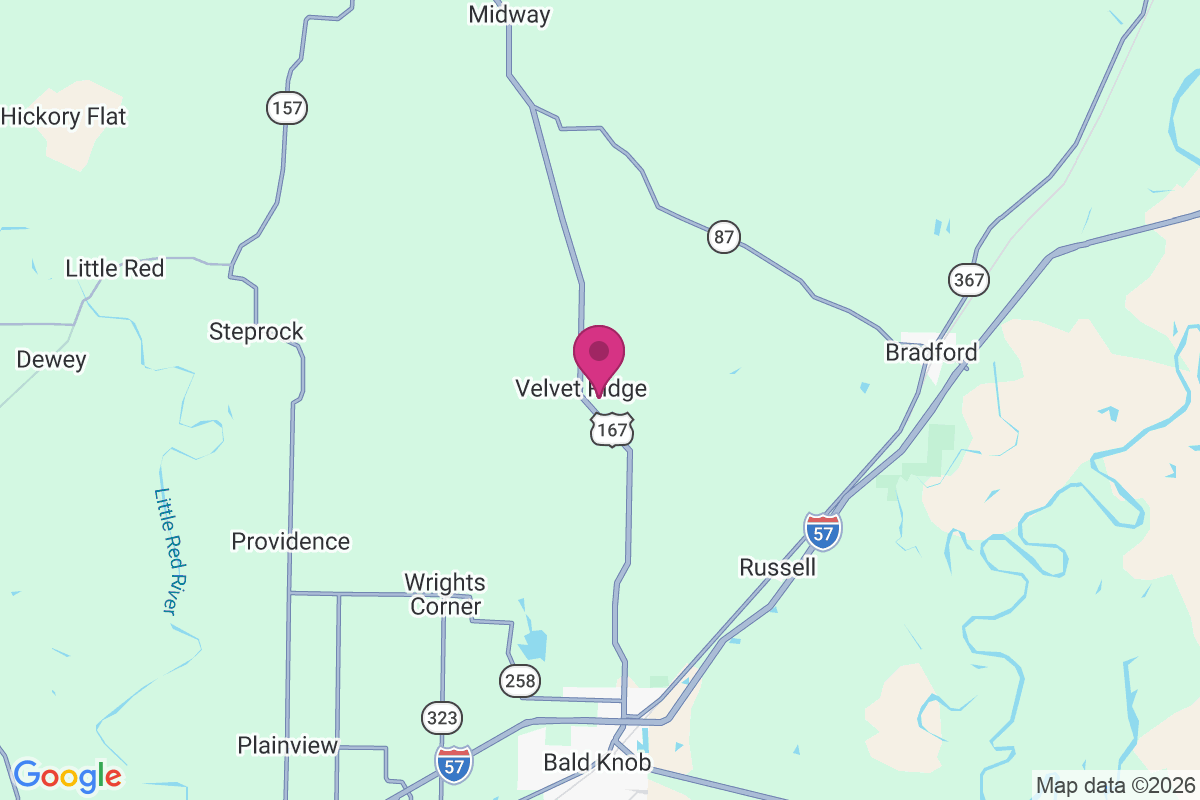 Velvet Ridge map