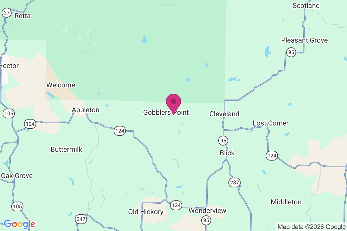 Gobblers Point map