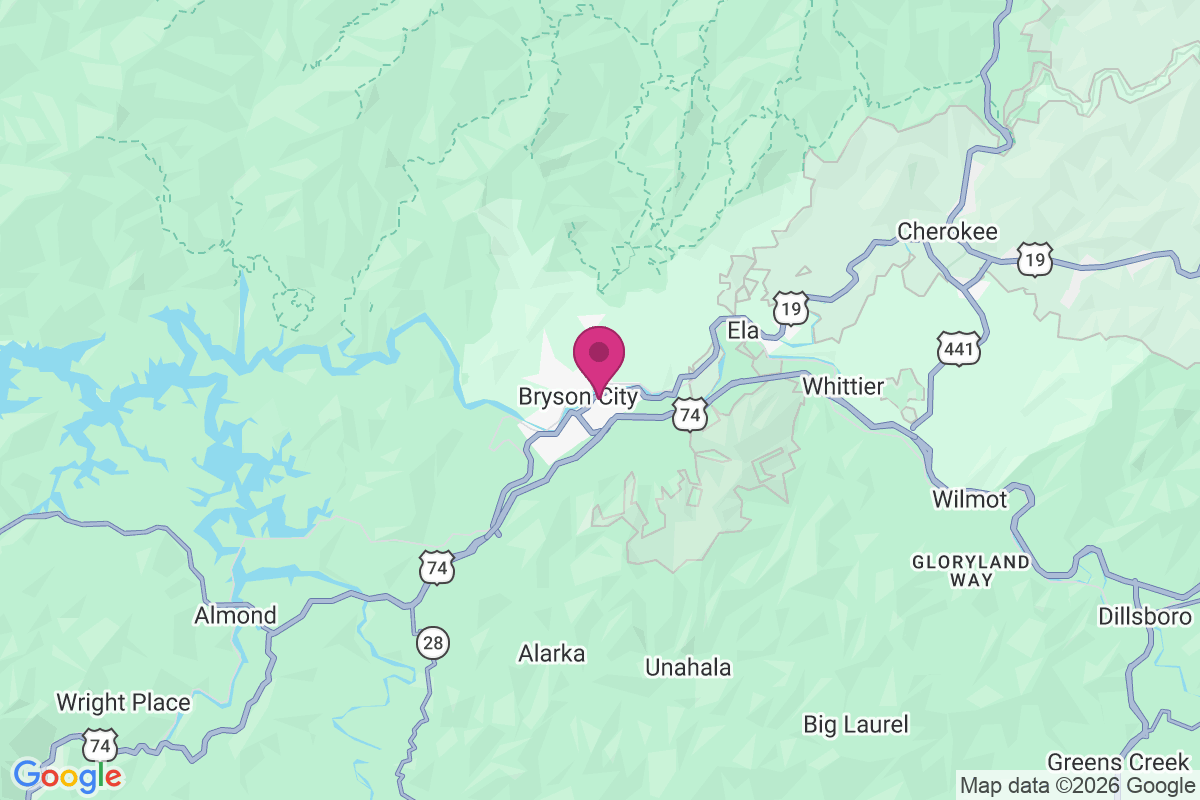 Bryson City map