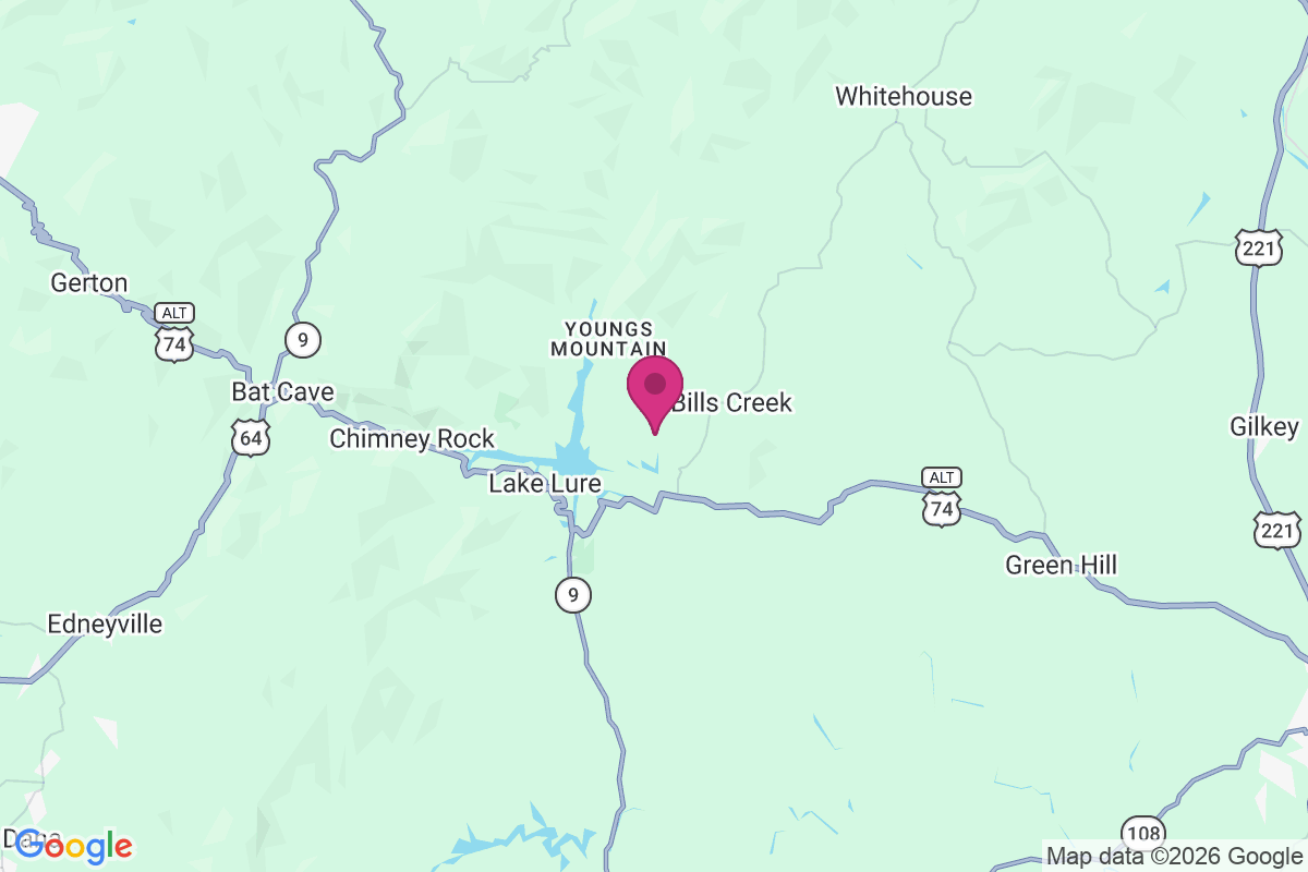 Carolina Mountains map