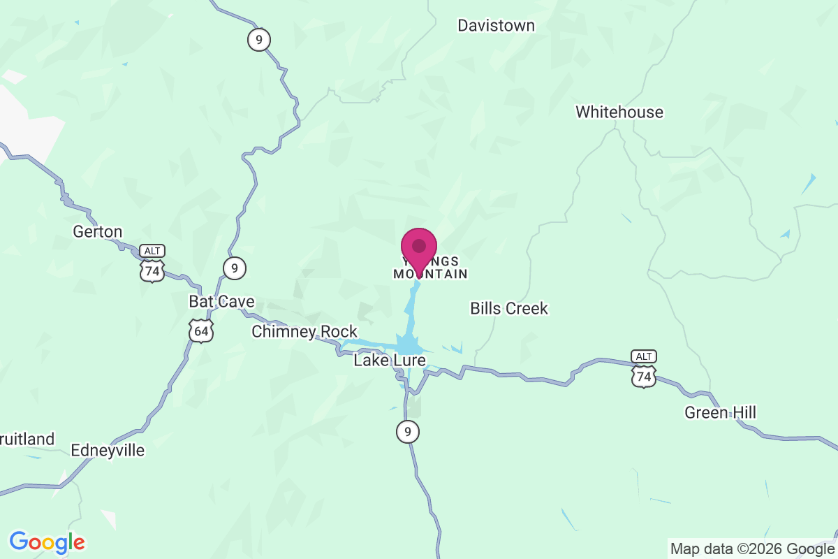 Fairfield Mountains map