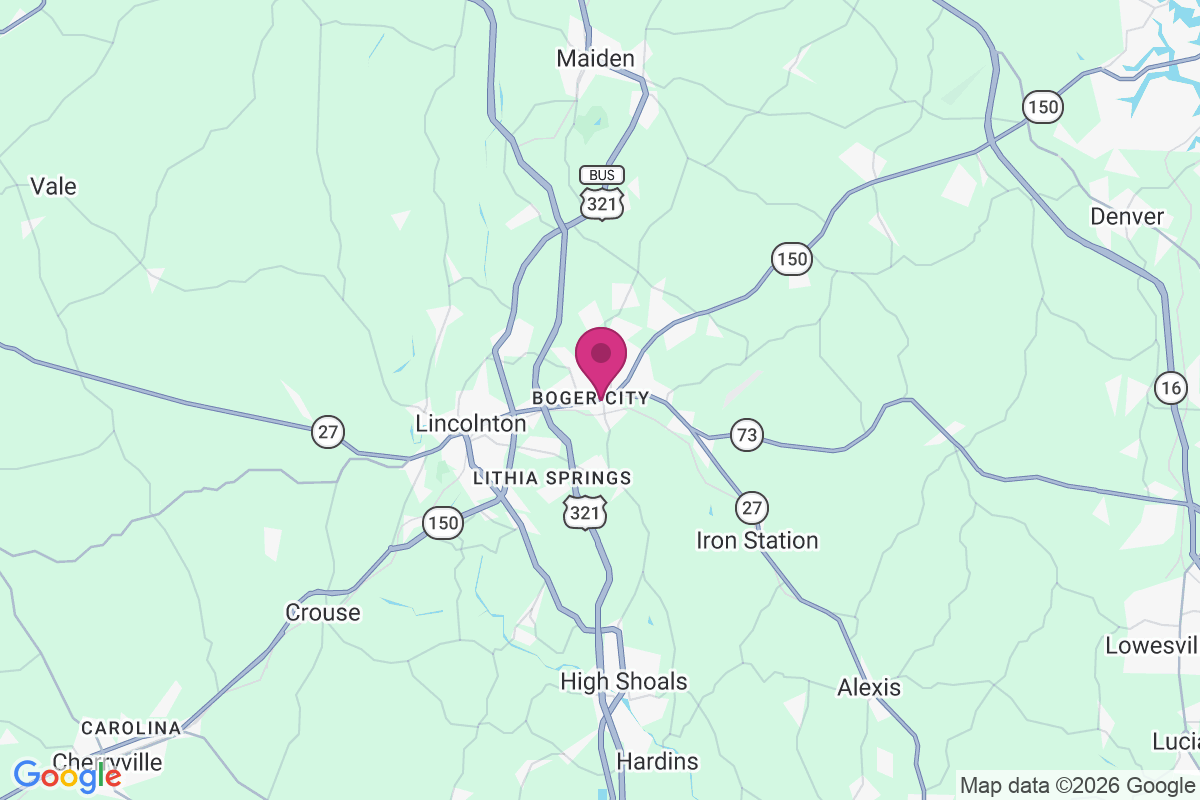 Boger City map
