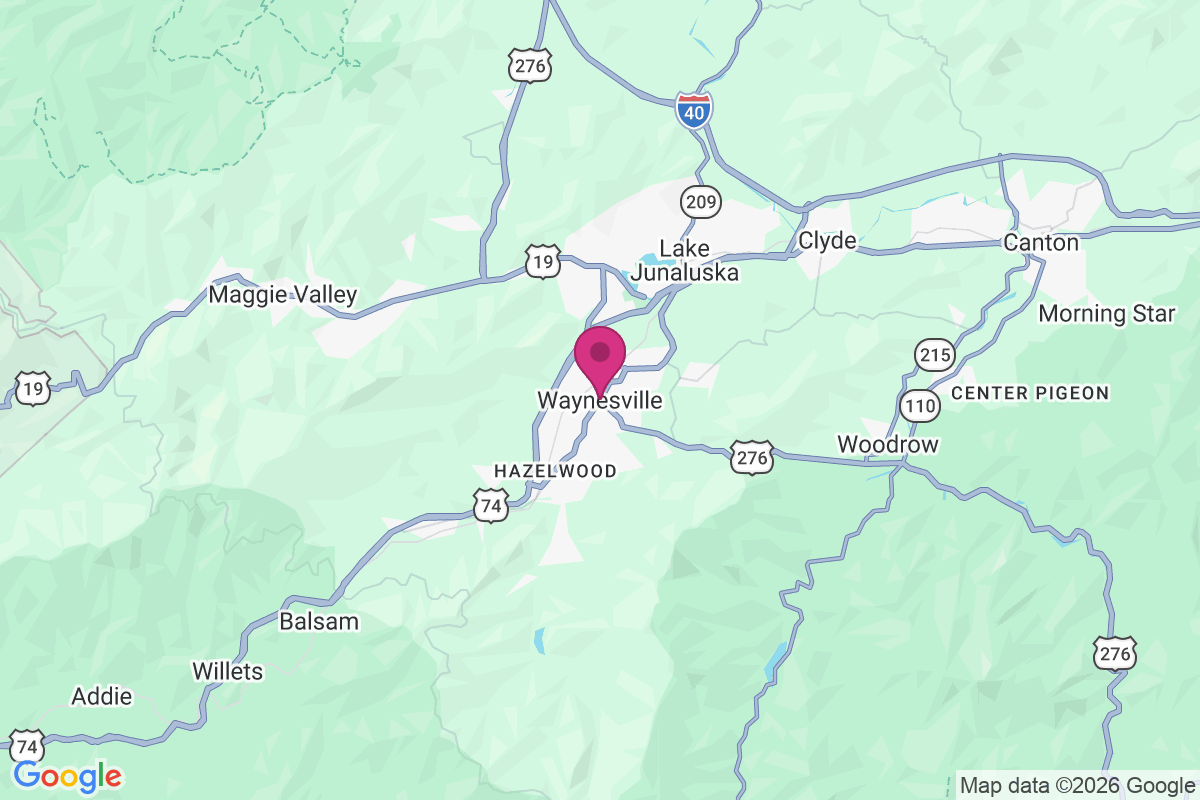 Waynesville map