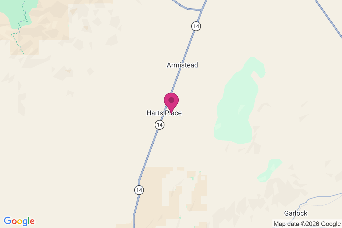 Harts Place map