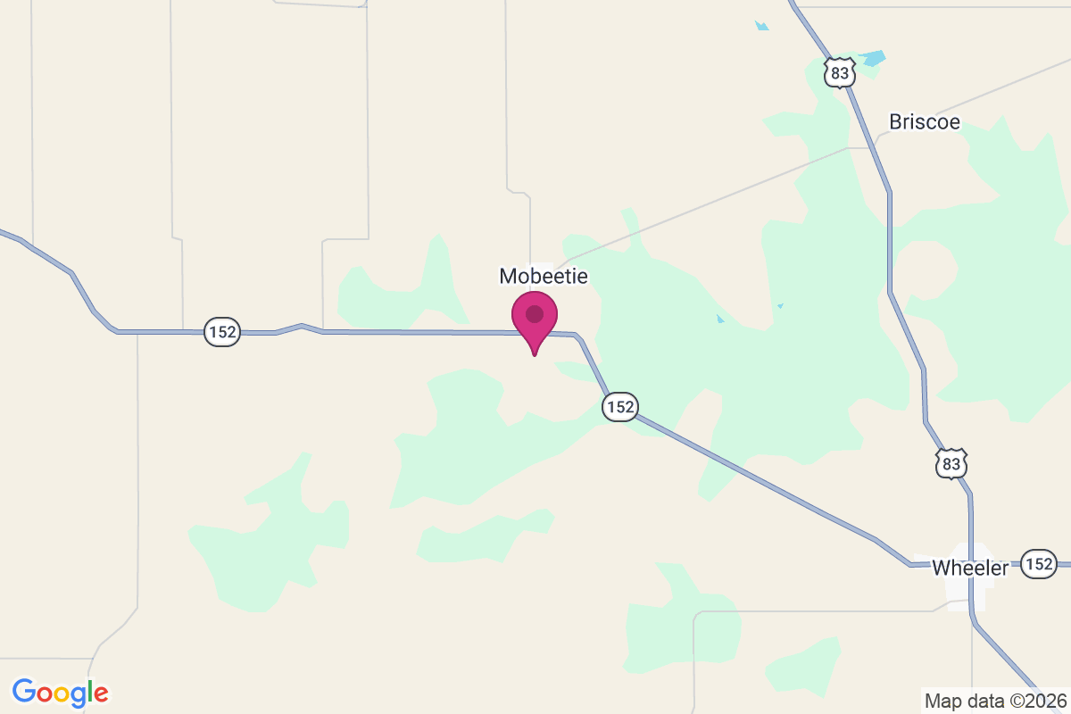Mobeetie map