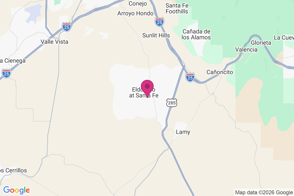 Eldorado at Santa Fe map
