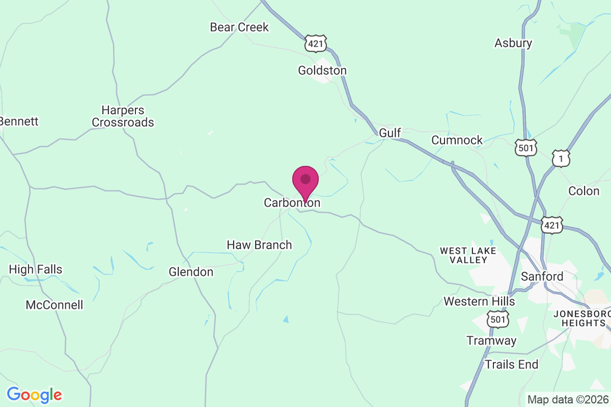 Carbonton map