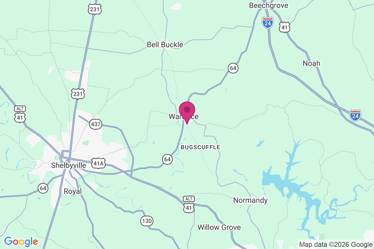 Wartrace map