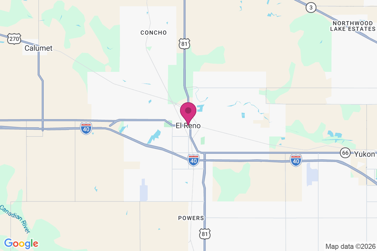 El Reno map