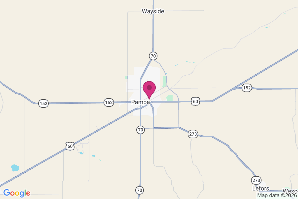 Pampa map