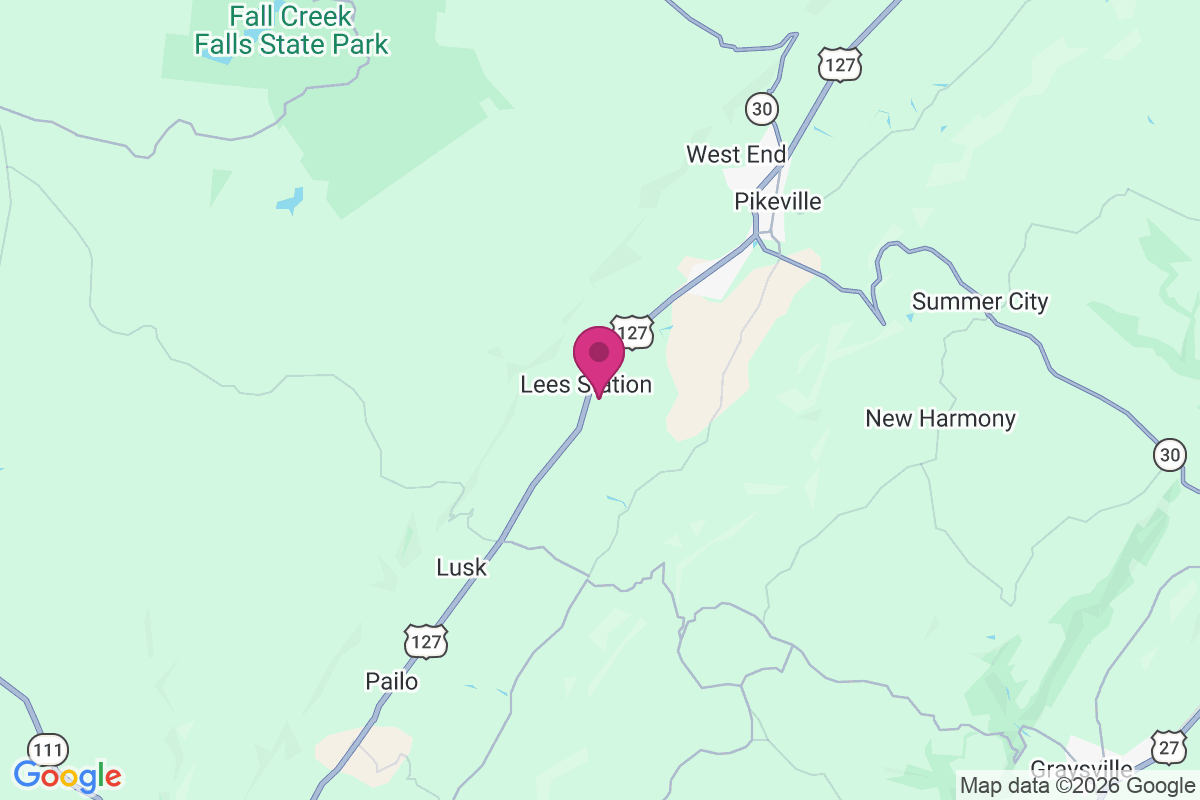 Lees Station map