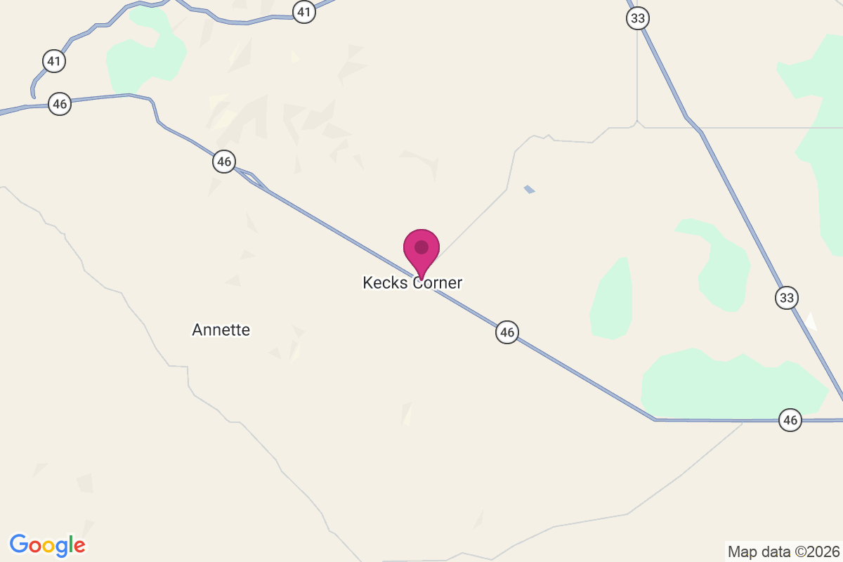 Kecks Corner map