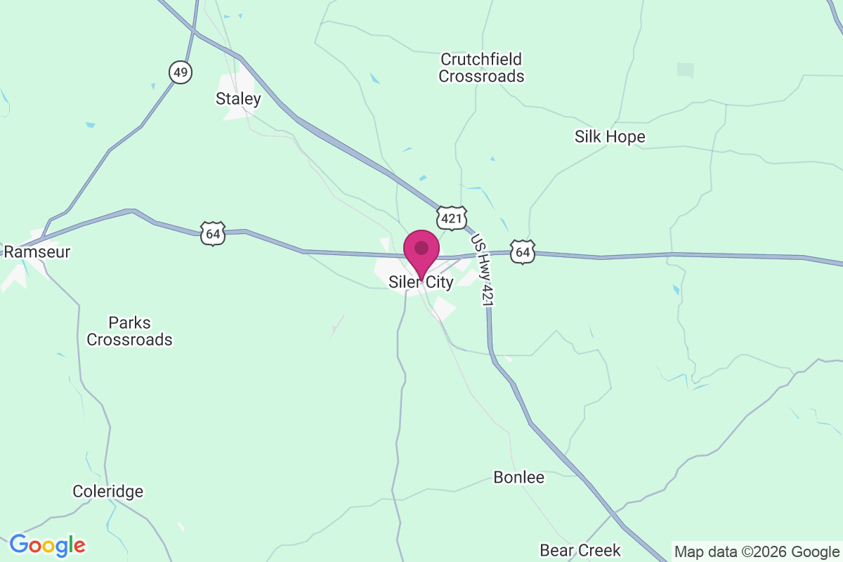 Siler City map