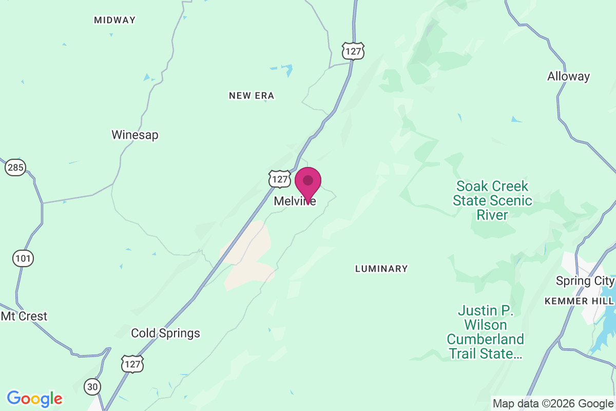 Melvine map